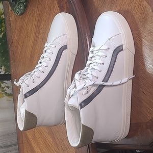 New! Madewell Womens 8 Mens 6.5 Sidewalk high top athletic sneakers unisex